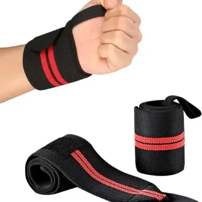 Wrist support band with thumb loop